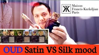 รีวิวน้ำหอม MFK quotOud Satin mood VS Oud Silk mood  edp vs extraitquot [upl. by Lily]