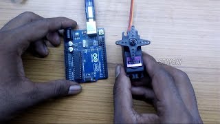 AC servo controlled with Arduino [upl. by Wolfgang]