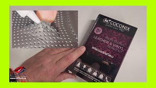 EASY Patch Leather Tear for Under 25 with Coconix Leather and Vinyl Repair Kit [upl. by Bertine701]