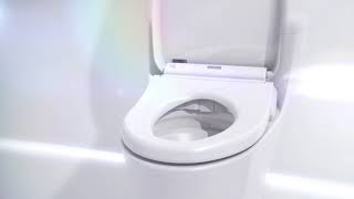 wc japonais suspendu Washlet de ToTo [upl. by Ahsinelg759]