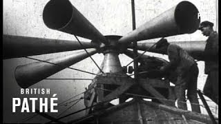 Air Raid Siren On Roof In Paris 19141918 [upl. by Fairlie]