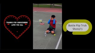 Bottle Flip Trick Shots1 [upl. by Mccarthy]