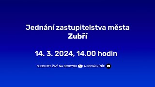 Jednání zastupitelstva města Zubří  1432024 [upl. by Goltz]