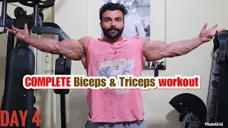 Complete BICEP amp TRICEP workout  Muscle building series [upl. by Molly690]