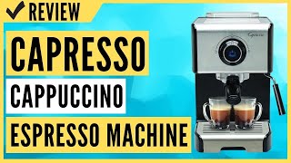 Capresso EC300 Cappuccino Espresso Machine Review [upl. by Yttap]