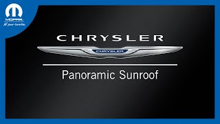 Panoramic Sunroof  How To  2024 Chrysler Pacifica [upl. by Litch]