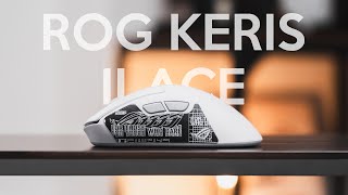 Mouse ERGO Mini ROG Keris II Ace Review [upl. by Bensen]