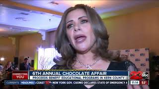 6th annual chocolate affair hosted on Saturday proceeds benefit educational programs in Kern County [upl. by Nnaarat]