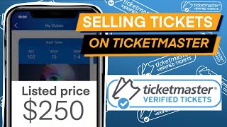 HOW TO LIST AND SELL TICKETS ON TICKETMASTER  THE COMPLETE GUIDE [upl. by Saxe]