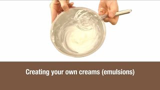 Creating your own creams emulsions [upl. by Analahs720]