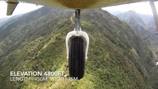 MAF Twin Otter Landing Maramuni Papua New Guinea Jungle [upl. by Alda]