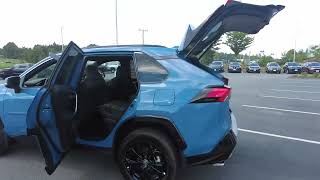 2022 Toyota RAV4 Hybrid SE AWD Cavalry Blue Exterior  Black Interior 0050 [upl. by Sosna]