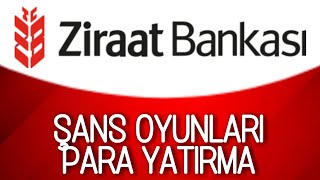 Ziraat Bankası Şans Oyunları Para Yatırma NesineCom Bilyoner [upl. by Dewhirst462]