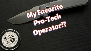 ProTech Operator Rockeye Les George Automatic Knife Review [upl. by Greysun756]