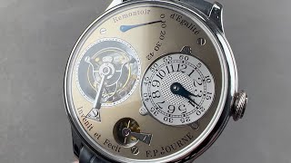 FP Journe Tourbillon Souverain 38mm quotBrass Movementquot FP Journe Review [upl. by Drarej321]