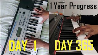 1 Year of Piano Progress  Self Taught Adult Beginner  No Simply Piano [upl. by Nivlad113]