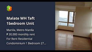 Malate WH Taft 1bedroom Unit [upl. by Alithia]