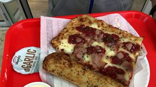 Sauced Pizza Review 30  Sbarro  Miami Beach [upl. by Hcaz]