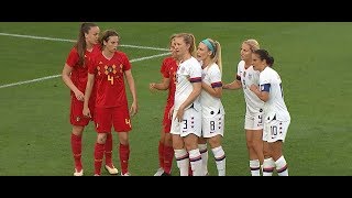 1 USWNT vs Belgium 472019 [upl. by Sosthena]