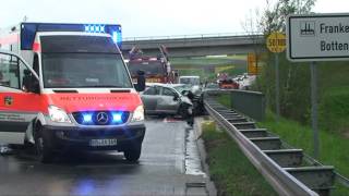 Frankenberg Drei Tote bei schwerem Verkehrsunfallmpg [upl. by Schechter861]