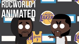 RDCworld1 Animated  How LeBron Was Welcoming His New Teammates After Free Agency [upl. by Tabatha]