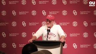 OU football Full Brent Venables Press Conference  OU vs Houston [upl. by Adnorehs]