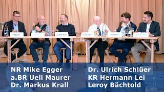 quotFür eine bürgerliche Revolutionquot Podium U Maurer Dr M Krall M Egger H Lei L Bächtold [upl. by Araeic]