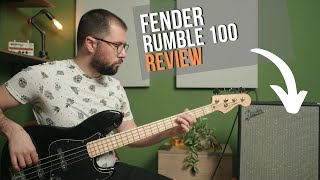 Fender Rumble 100 Bass Combo Amp Review and Demo [upl. by Takakura]