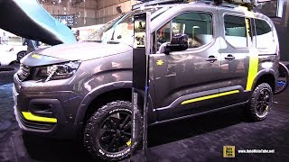 2019 Peugeot Rifter 4x4 Concept  Exterior and Interior Walkaround  2018 Geneva Motor Show [upl. by Bergeron534]