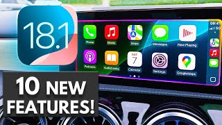 iOS 181 Apple CarPlay is HERE  10 NEW FEATURES [upl. by Airbas]