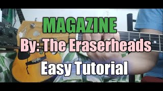 MAGASIN GUITAR TUTORIAL EASY CHORDS  THE ERASERHEADS [upl. by Gisella]