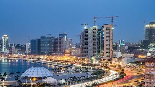 LUANDA ANGOLA  HD AERIAL VIEW [upl. by Oikim257]