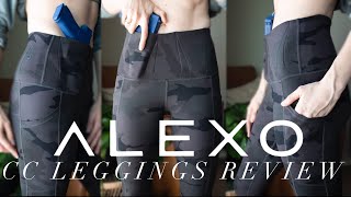 Alexo Athletica Concealed Carry Leggings  Review [upl. by Ajnin]