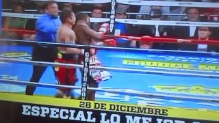 El Chino Maidana devolviendo quotel favorquot a broner [upl. by Azirb723]