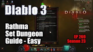 Diablo 3  Bones of Rathma Set Dungeon Location [upl. by Wilfreda]