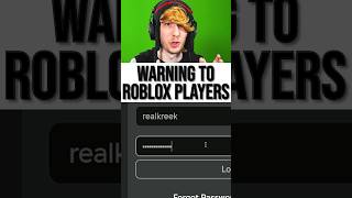 Your Roblox Account Might Be In Danger [upl. by Sayres405]