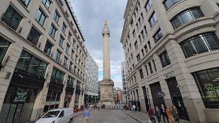 ENJOY THE BEAUTY OF LONDON FROM MONUMENT TO ST JAMES CHURCH PICCADILLY ⛪️travel london fypシ゚viral [upl. by Cheri]