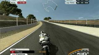 MotoGP 2008 PC Game Laguna Seca race after record qualifying [upl. by Euf950]