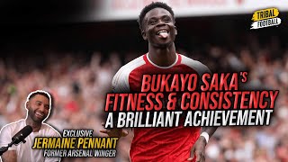 Jermaine Pennant amazed by playing record of Arsenal ace Bukayo Saka [upl. by Harilda]