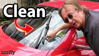 How to Clean the INSIDE of Your Windshield With No Streaks Easy Hacks [upl. by Sedgewake]