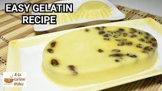 Gelatin Recipe Gelatin Dessert [upl. by Naitsirc]