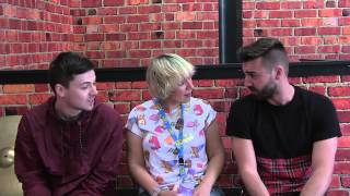 T in the Park 2014  The La Fontaines interview [upl. by Ahsael]