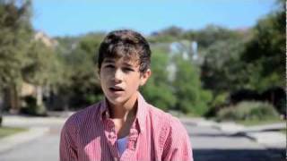 Mistletoe  JustinBieber Music Video Cover byAustinMahonewithlyrics [upl. by Ynnavoeg]