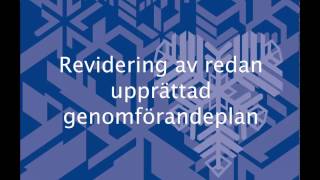 4 Revidering av redan upprättad genomförandeplan [upl. by Hodosh]