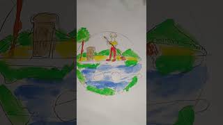 swachh Bharat abhiyan drawing [upl. by Chancey]