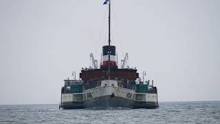 PS Waverley approaching Minehead 10Jun23 [upl. by Enaile327]