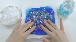 ASMR crunchy slime amp slime melamine sponge Satisfying Slime Videos 1080p [upl. by Hillell]