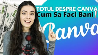 Bani Online Cu Aplicatia Canva Tutorial Canva Pentru Incepatori Metode De A Castiga Bani Online [upl. by Sweeney]