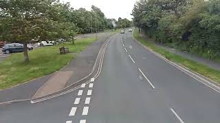 bus leaves Burnham on sea today23523 [upl. by Baxie271]