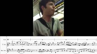 The Legendary NYC ATrain Sax Battle Transcribed [upl. by Nealy]